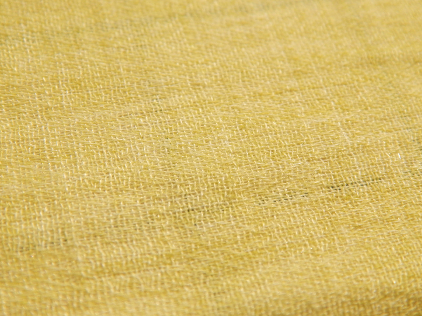 Pea Green Cotton Blend Gauze