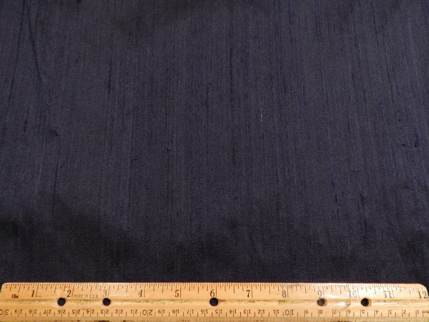 Navy Silk Dupioni