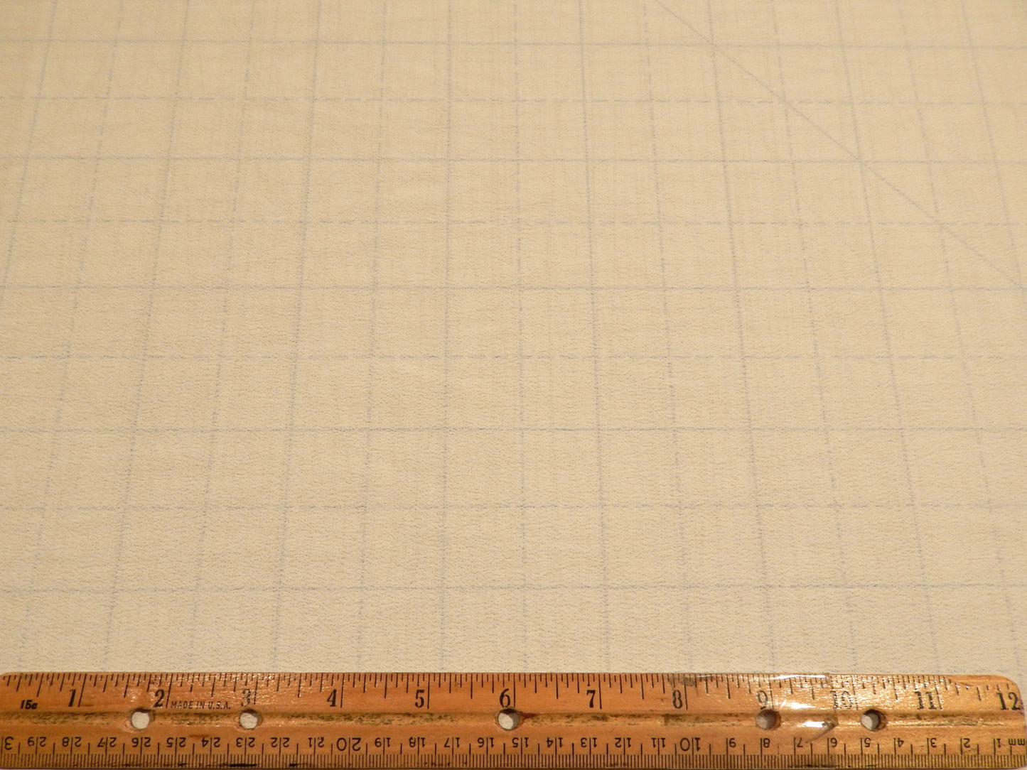 Off White Rayon Crepe