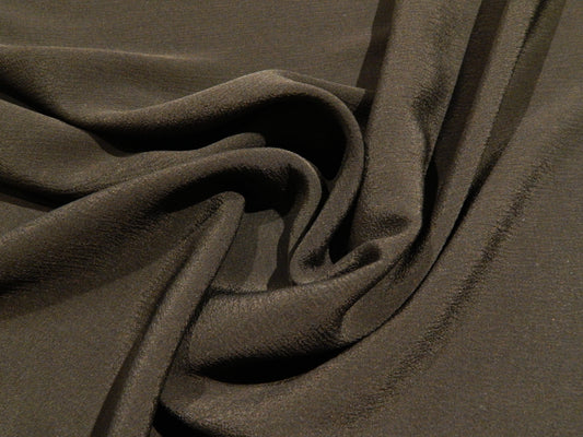 black 100% rayon crepe fabric deadstock lining