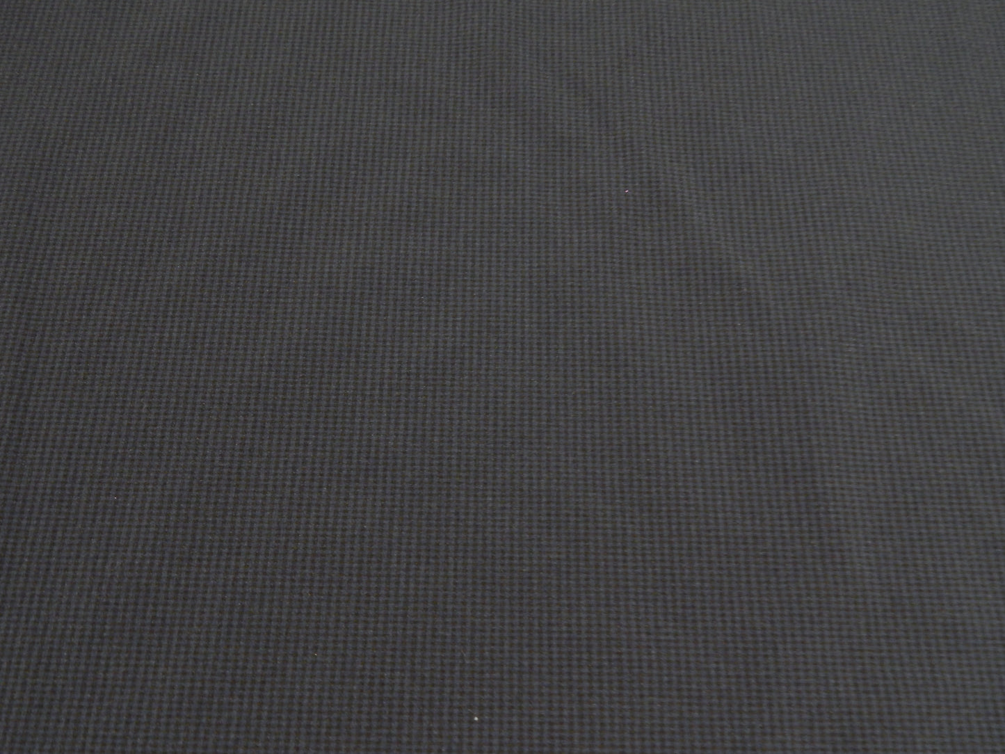 Italian Black and Navy Mini Houndstooth Wool & Nylon Shirting
