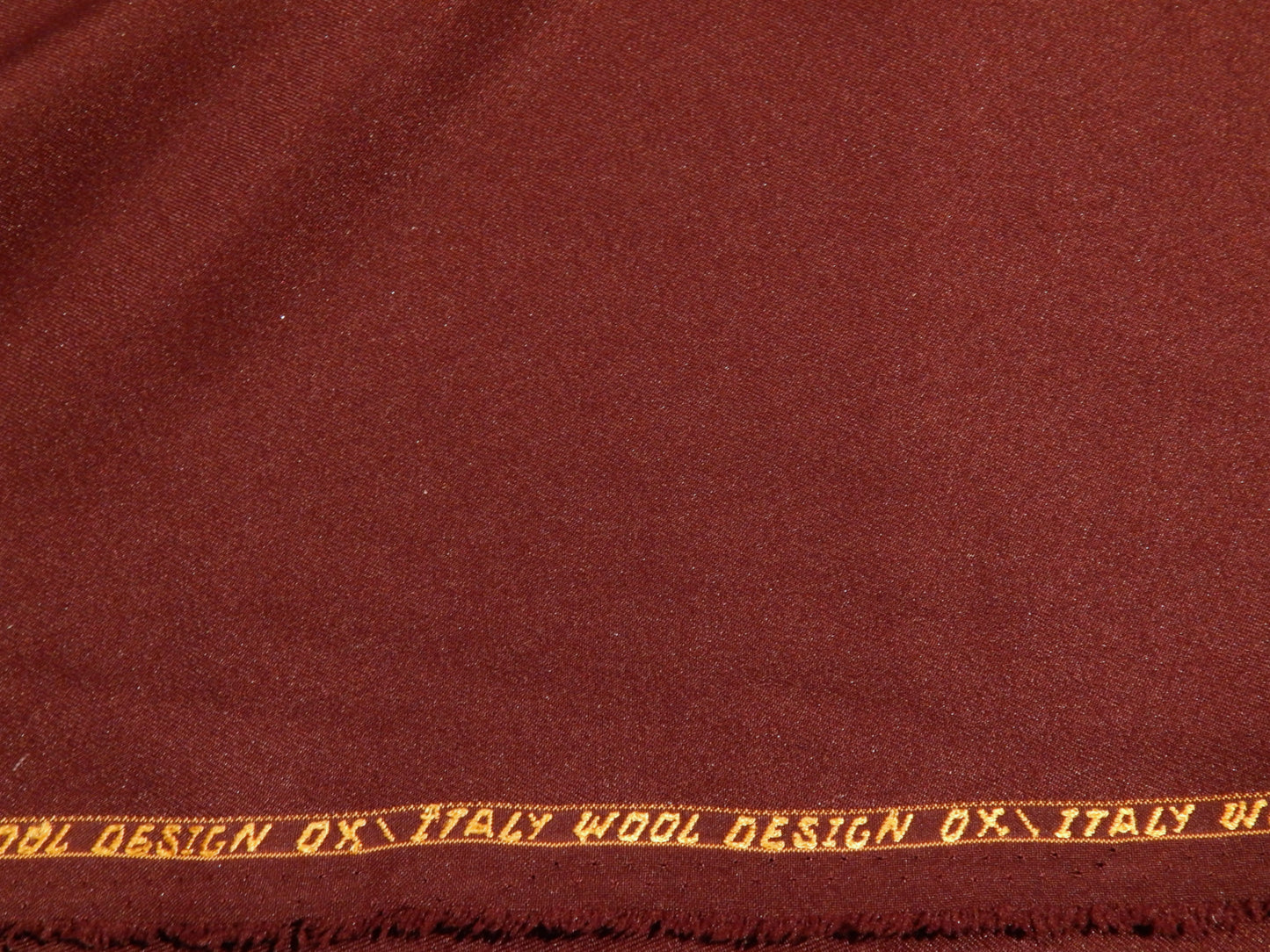 Maroon Twill Suiting