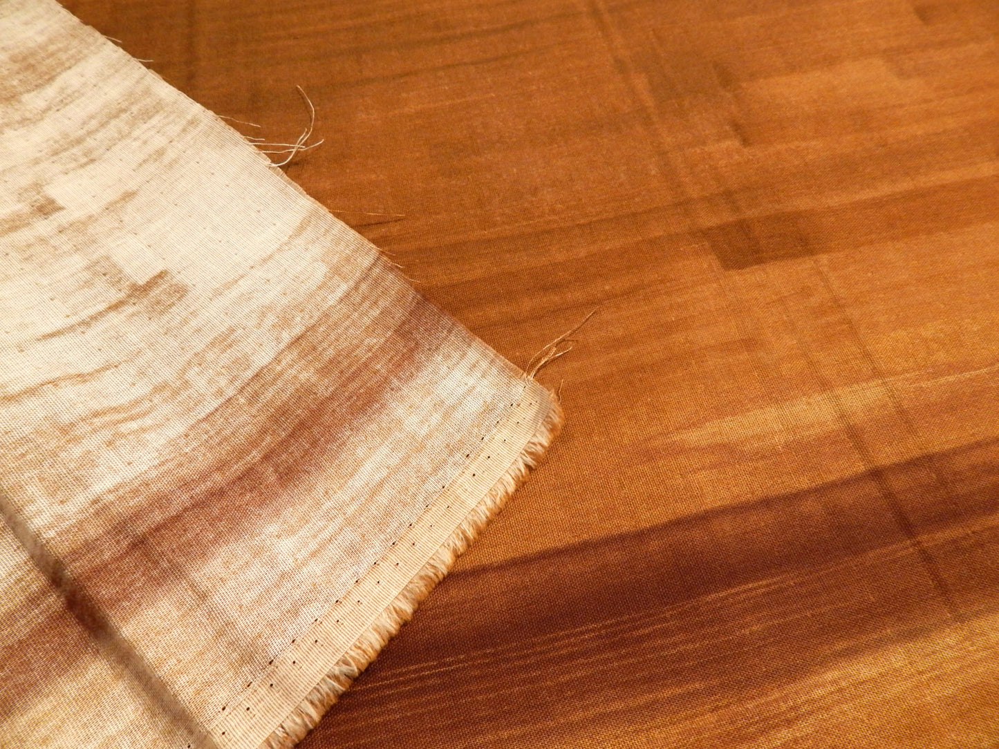 Touch a Chord Brown Cotton Double Gauze - Kokka Nani Iro