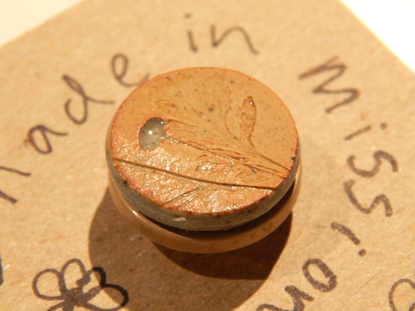 Hand Made Ceramic Buttons - 3/4" by Bountifully