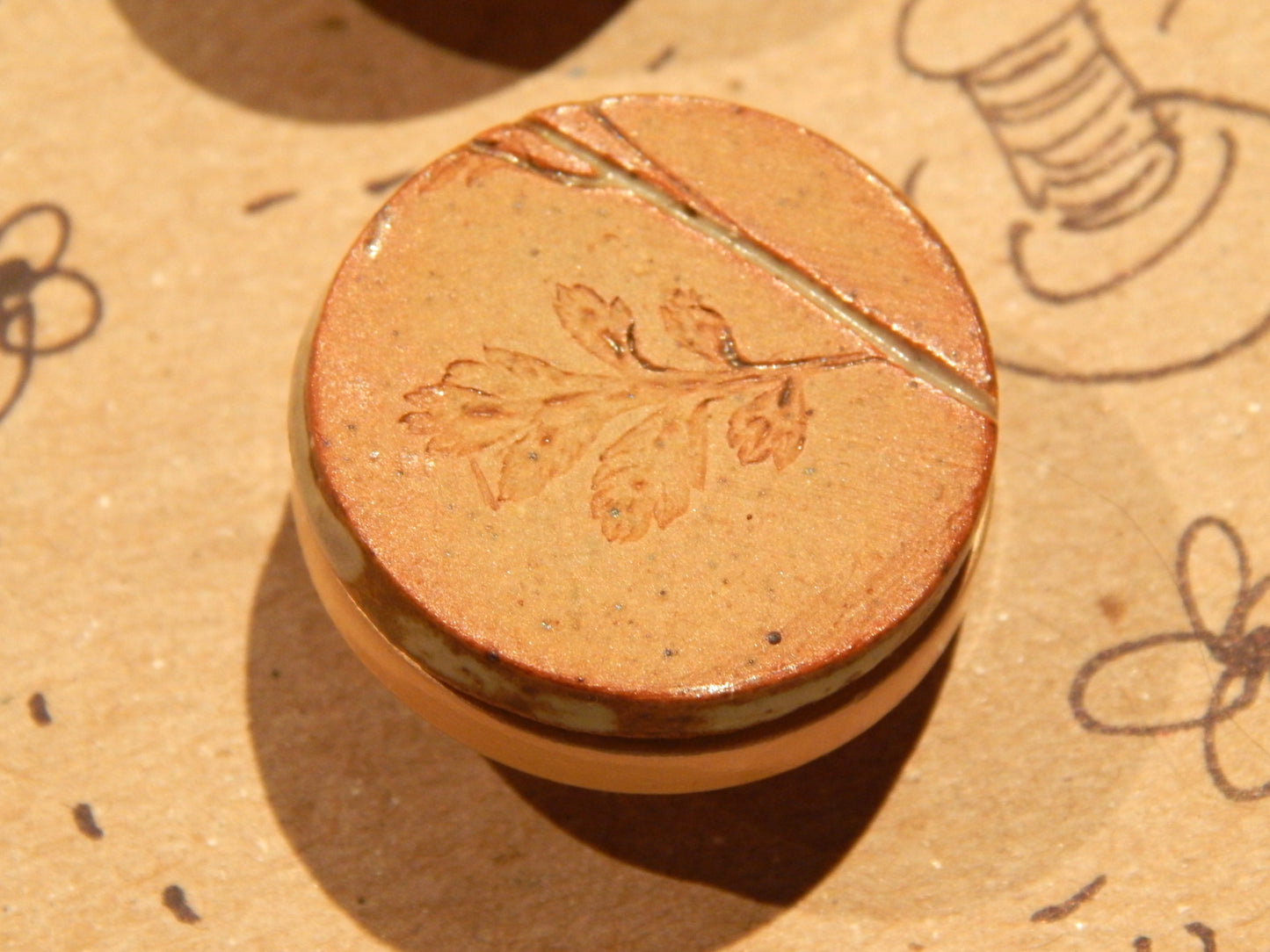 Hand Made Ceramic Buttons - 1" by Bountifully