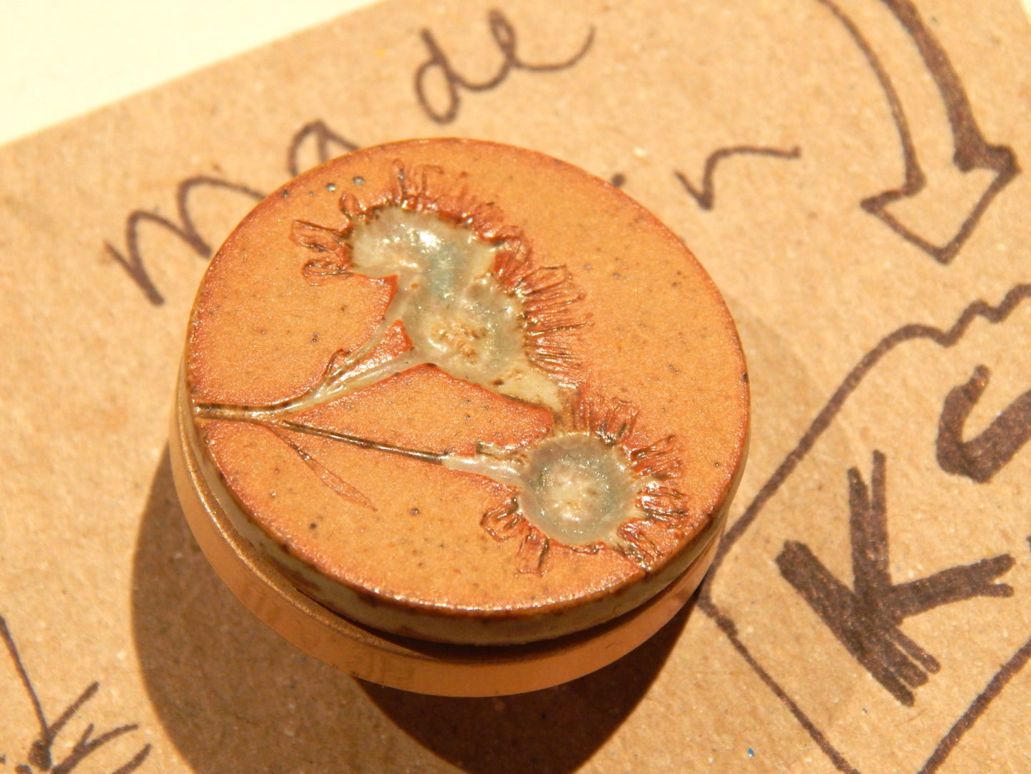 Hand Made Ceramic Buttons - 1" by Bountifully