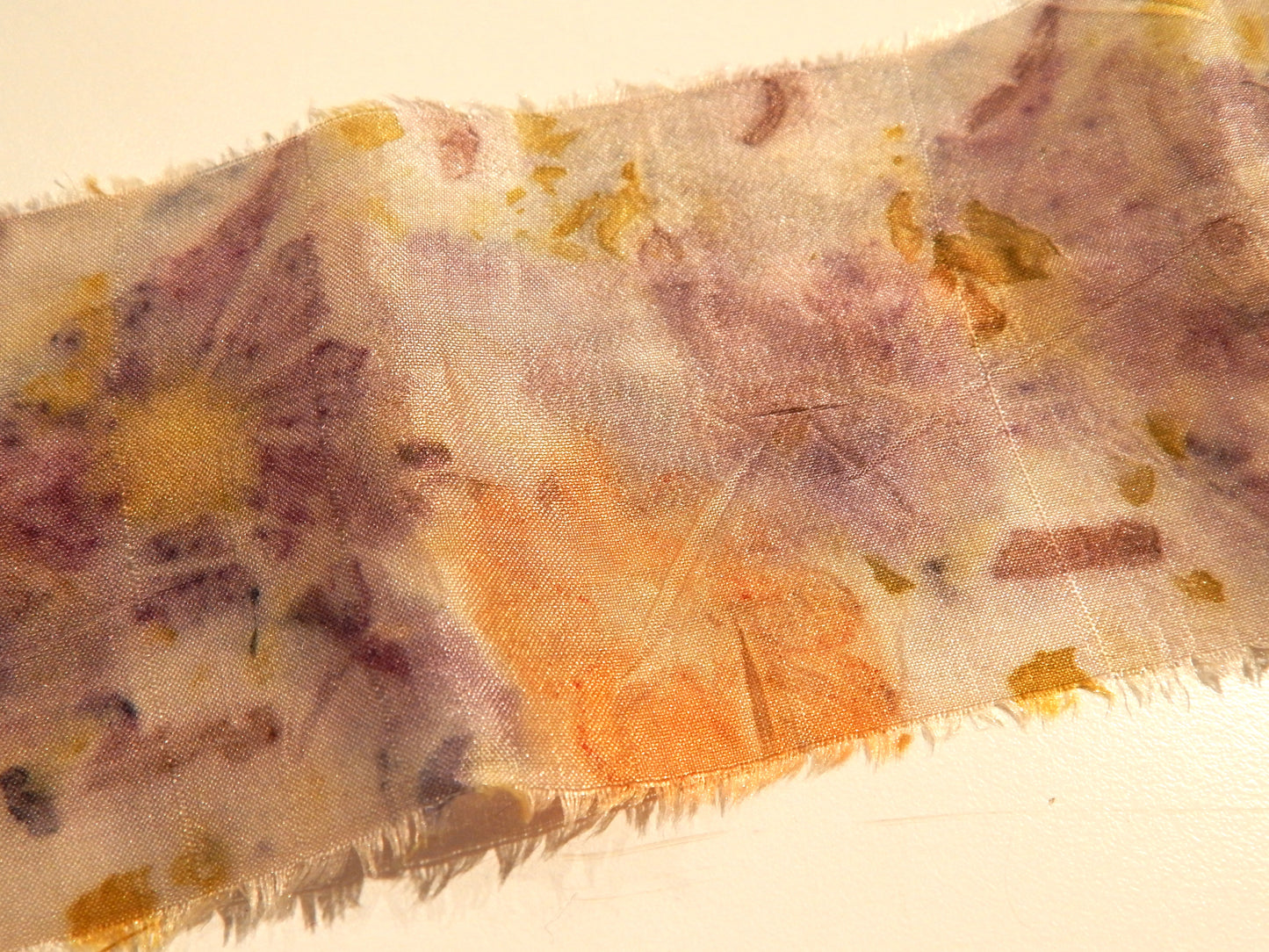 Natural Dyed 100% Silk Ribbons by Lucille's Basement