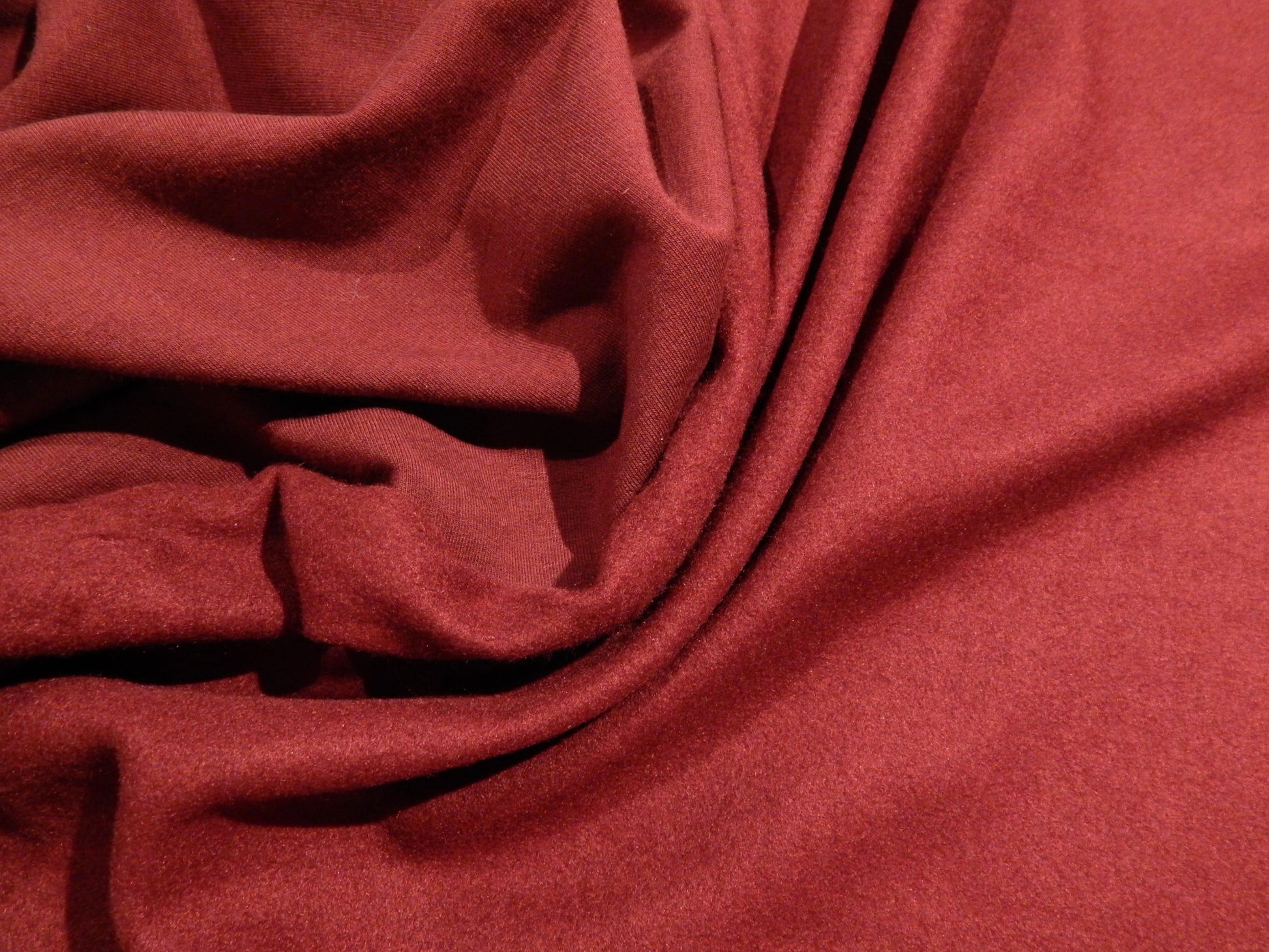 burgundy bamboo dream fleece telio fabric sweatshirt fleece