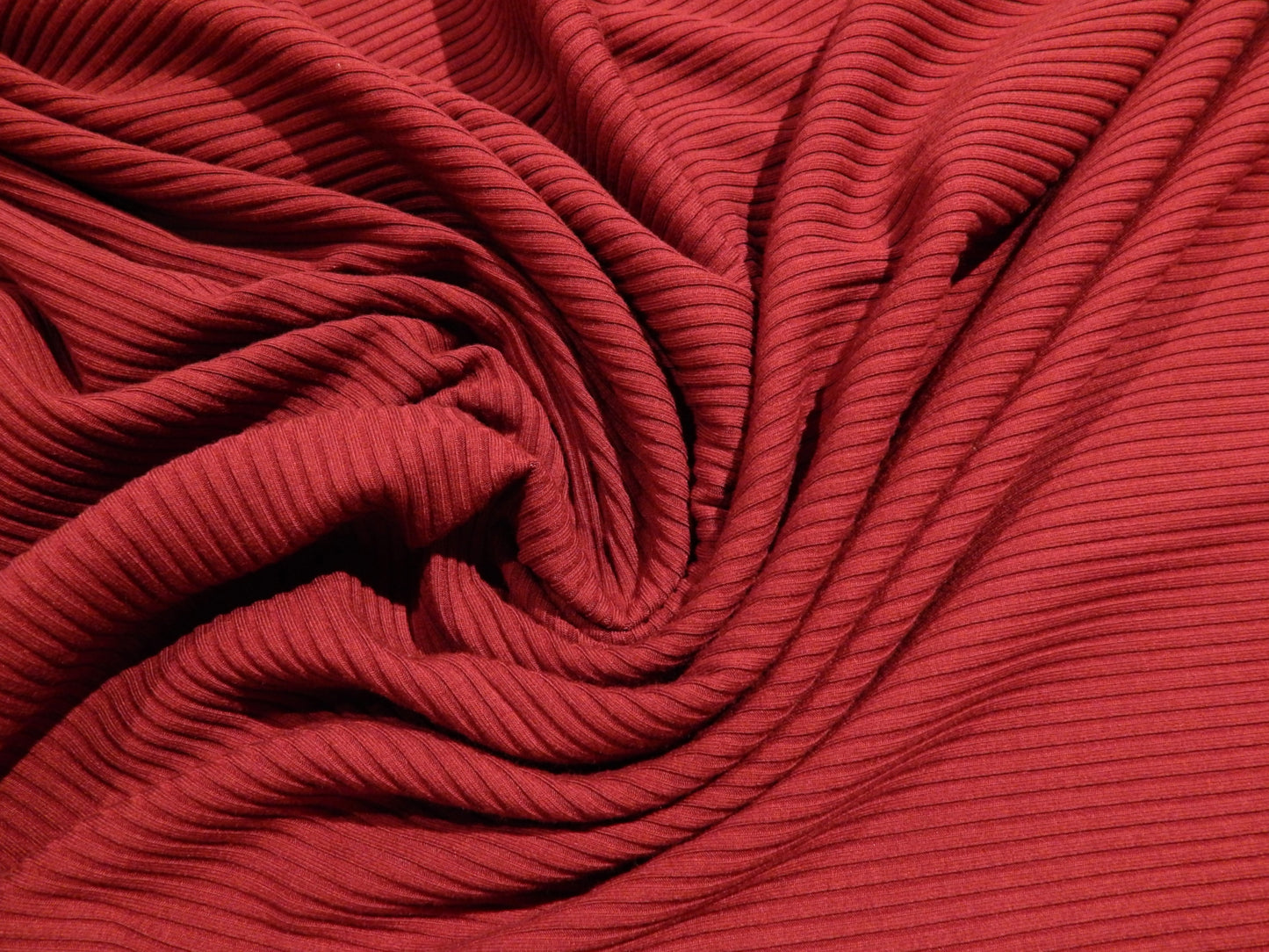 burgundy bamboo dream ribbing knit fabric from telio