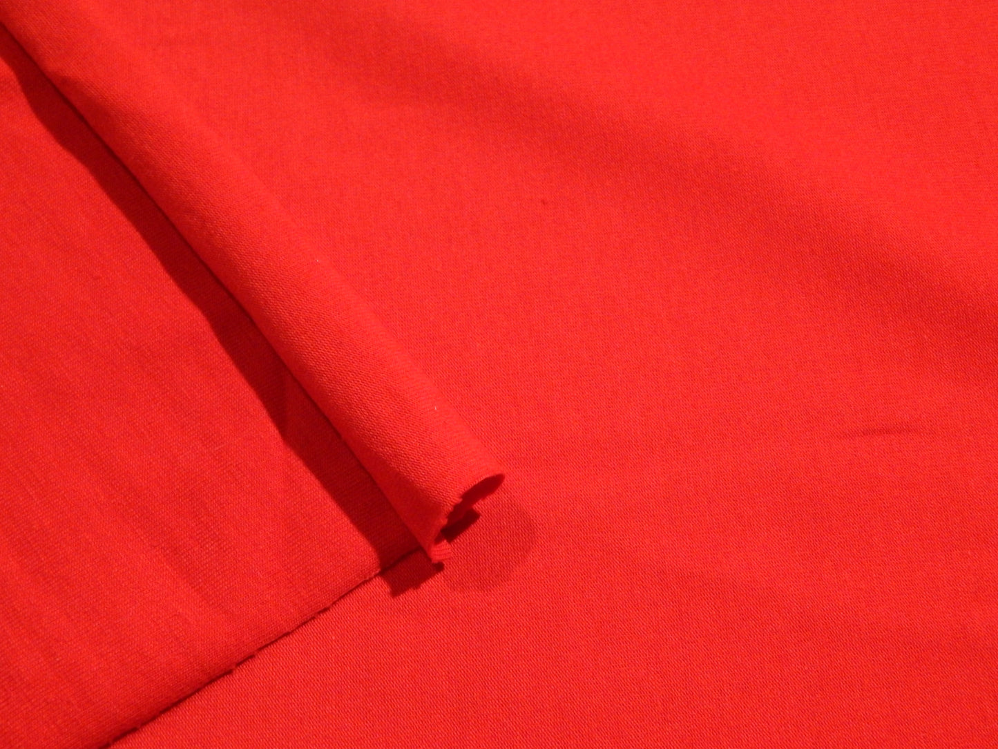 Red Cotton Spandex Jersey - Telio