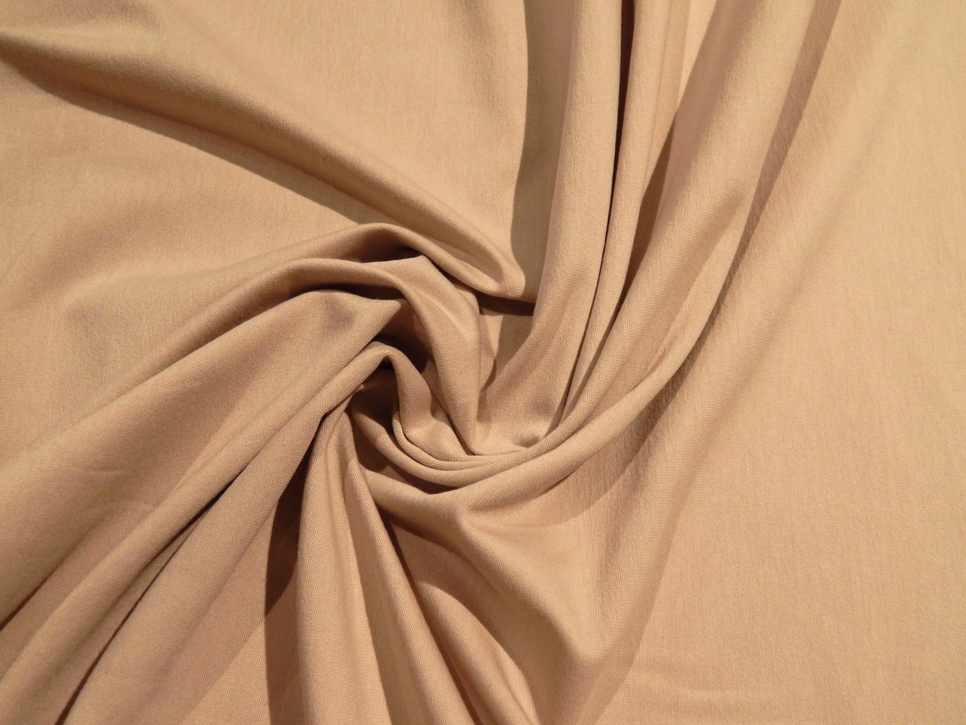 taupe cotton jersey knit fabric telio
