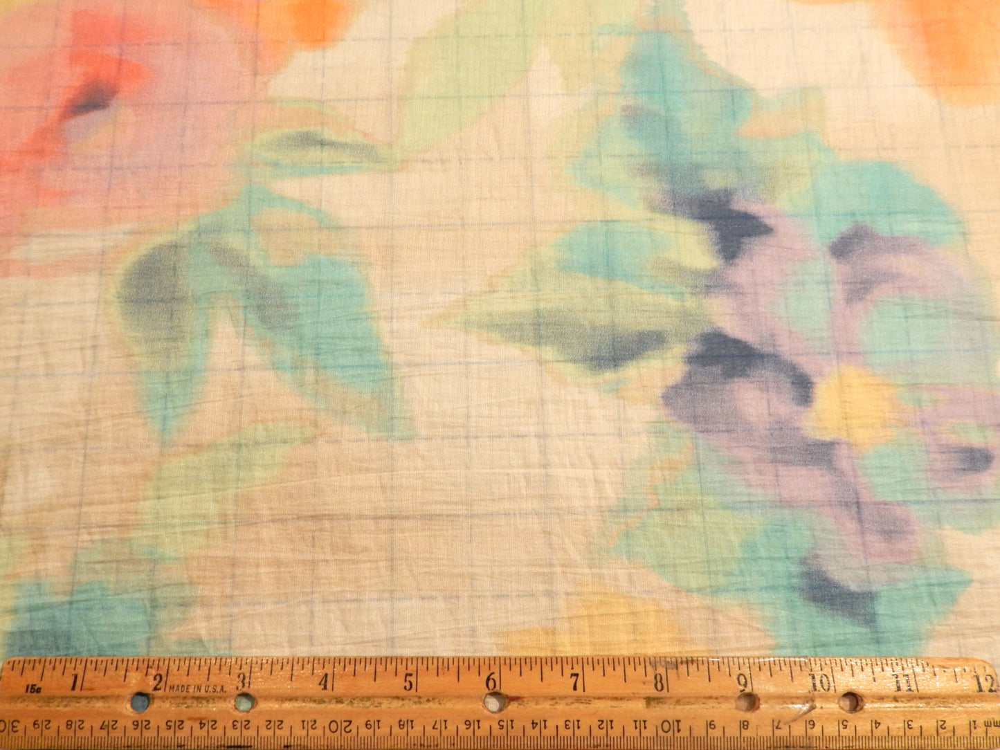 Big Blooms Pink & Purple Tencel Voile - Telio