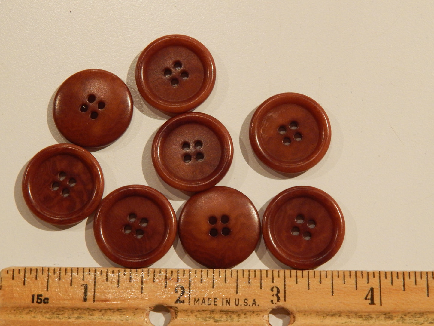 Brown Corozo Buttons - Multiple Sizes