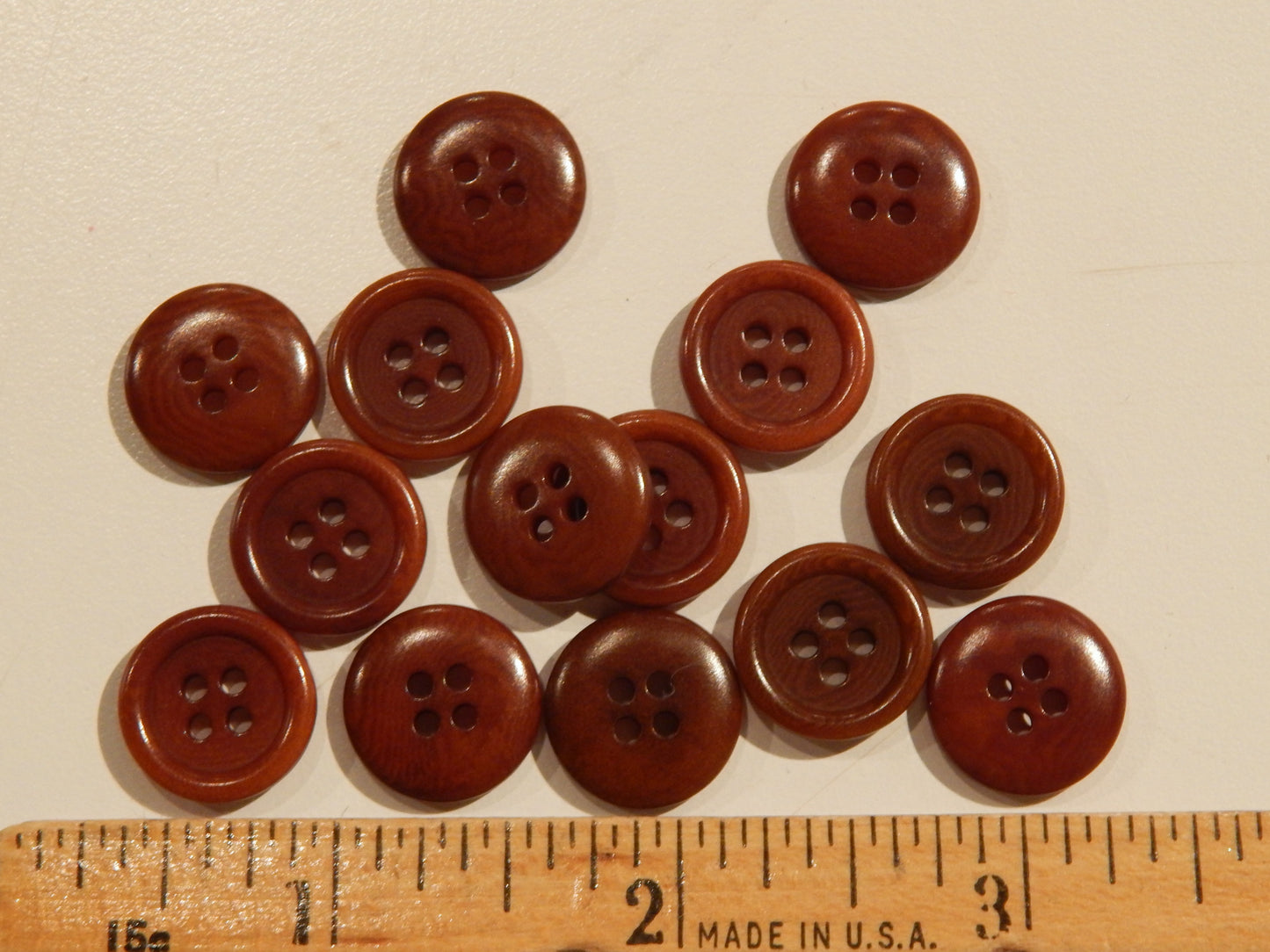 Brown Corozo Buttons - Multiple Sizes