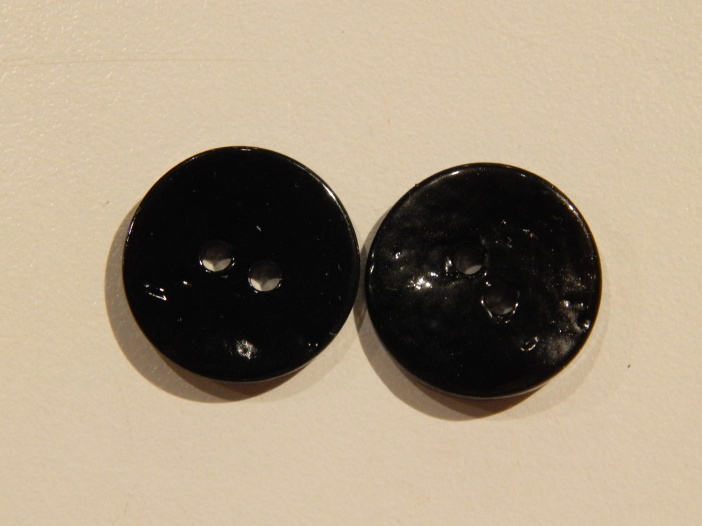 True Black Agoya Shell Buttons - Multiple Sizes