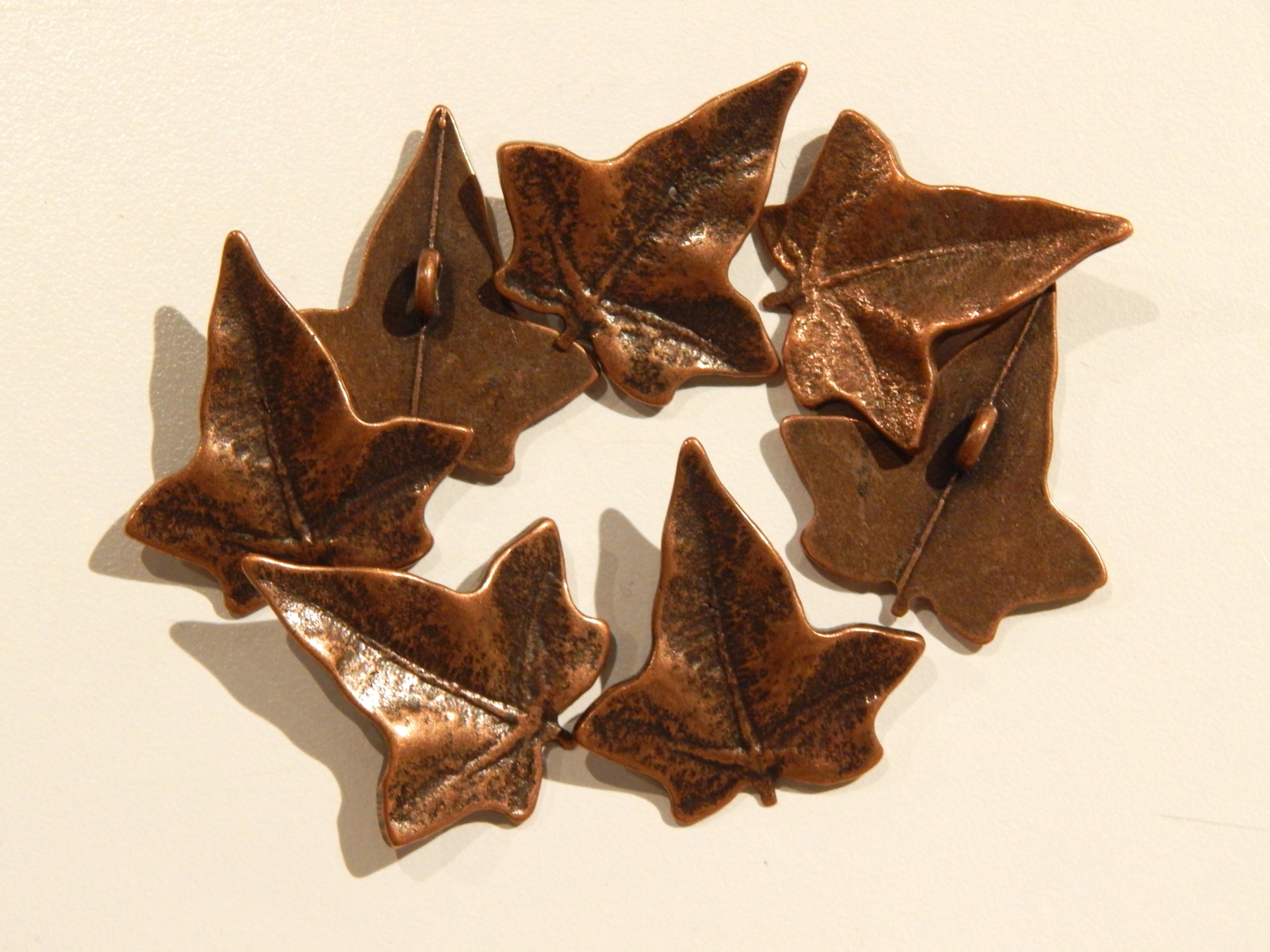 elvish lord of the rings fellowship of the ring leaf of lorien canadian leaf shaped copper button