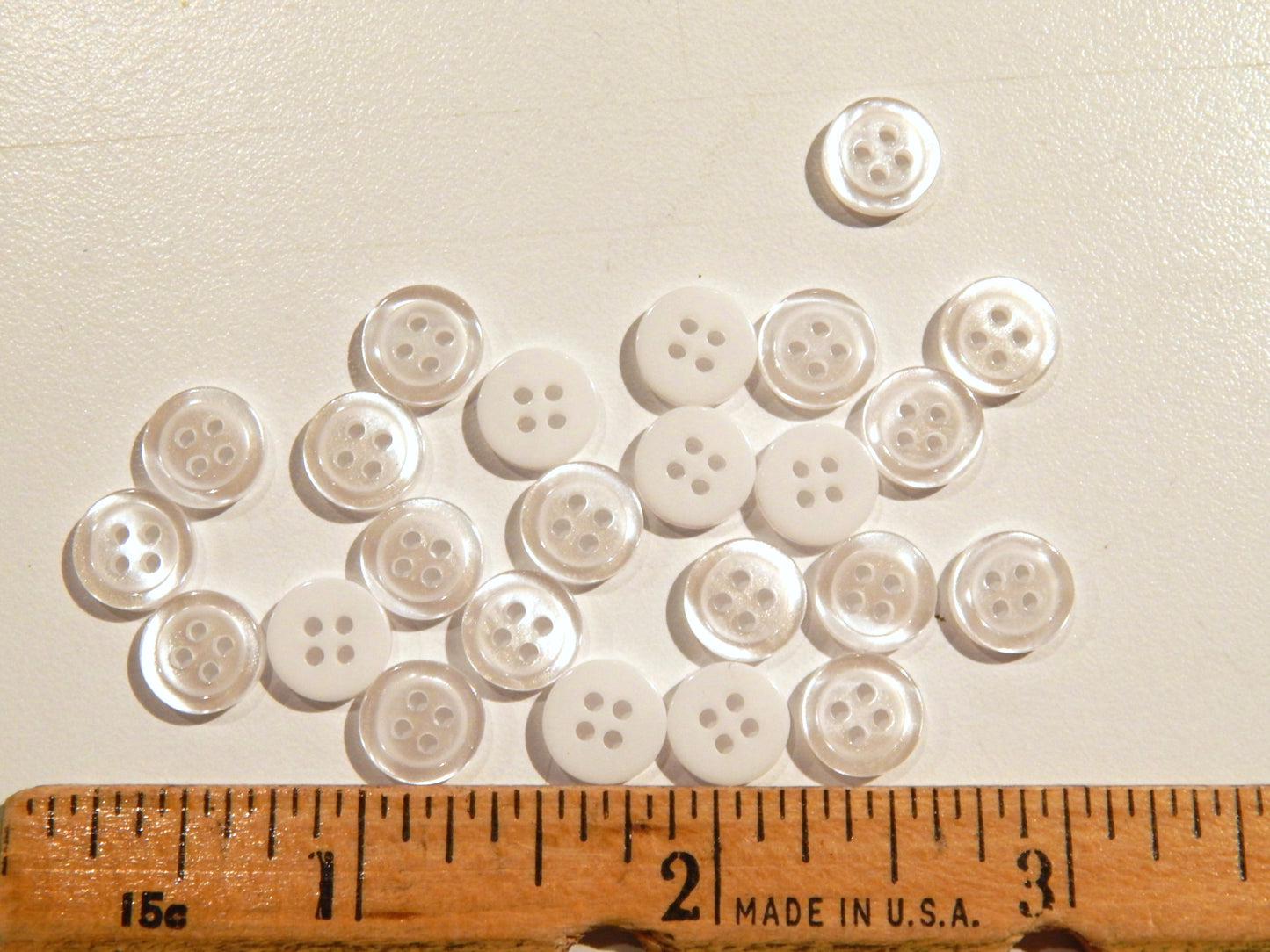 White Pearl Shirt Buttons
