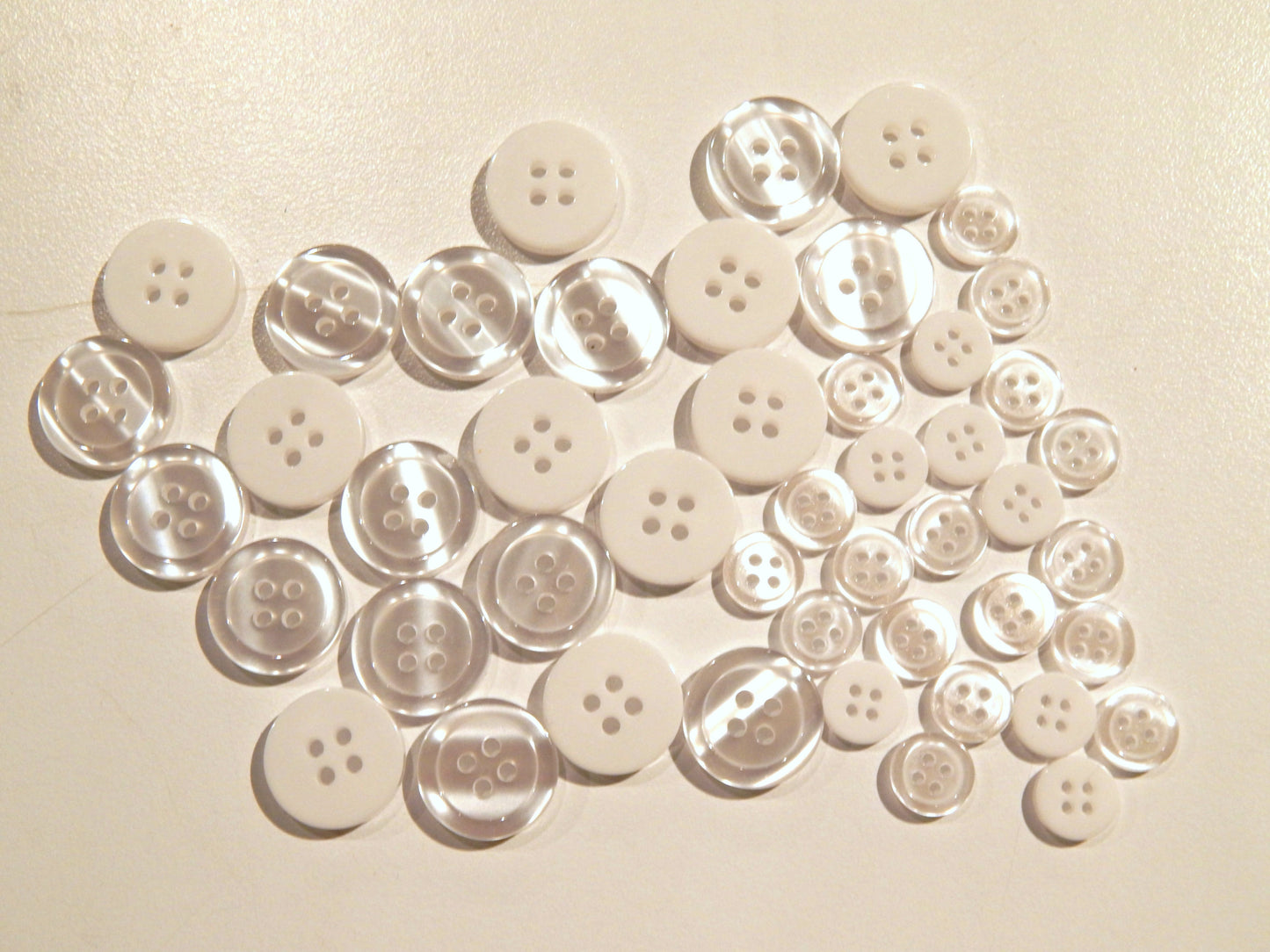 White Pearl Shirt Buttons