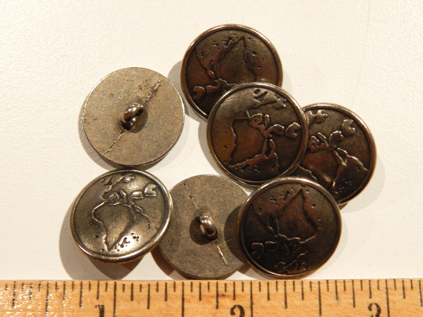 African Global Map Buttons