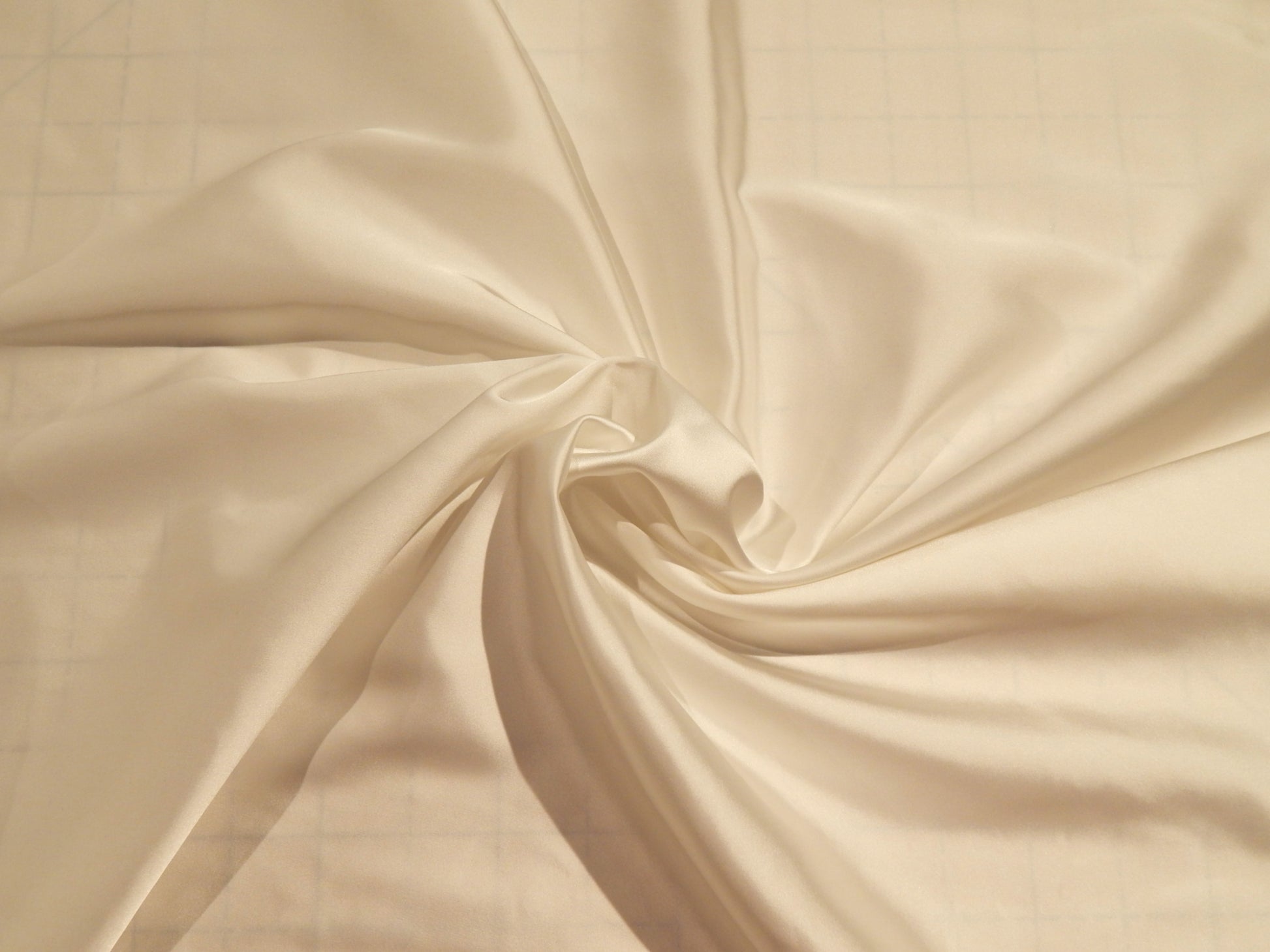 off white telio bridal satin wedding dress fabric solid white