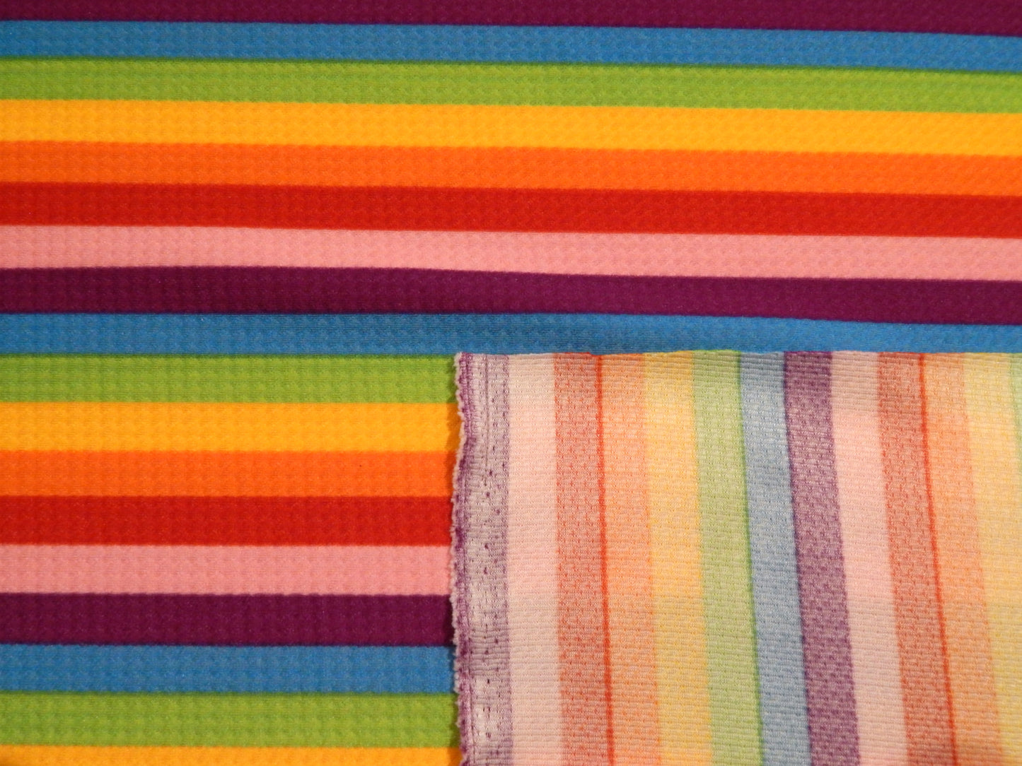 Rainbow Stripe Bullet Knit