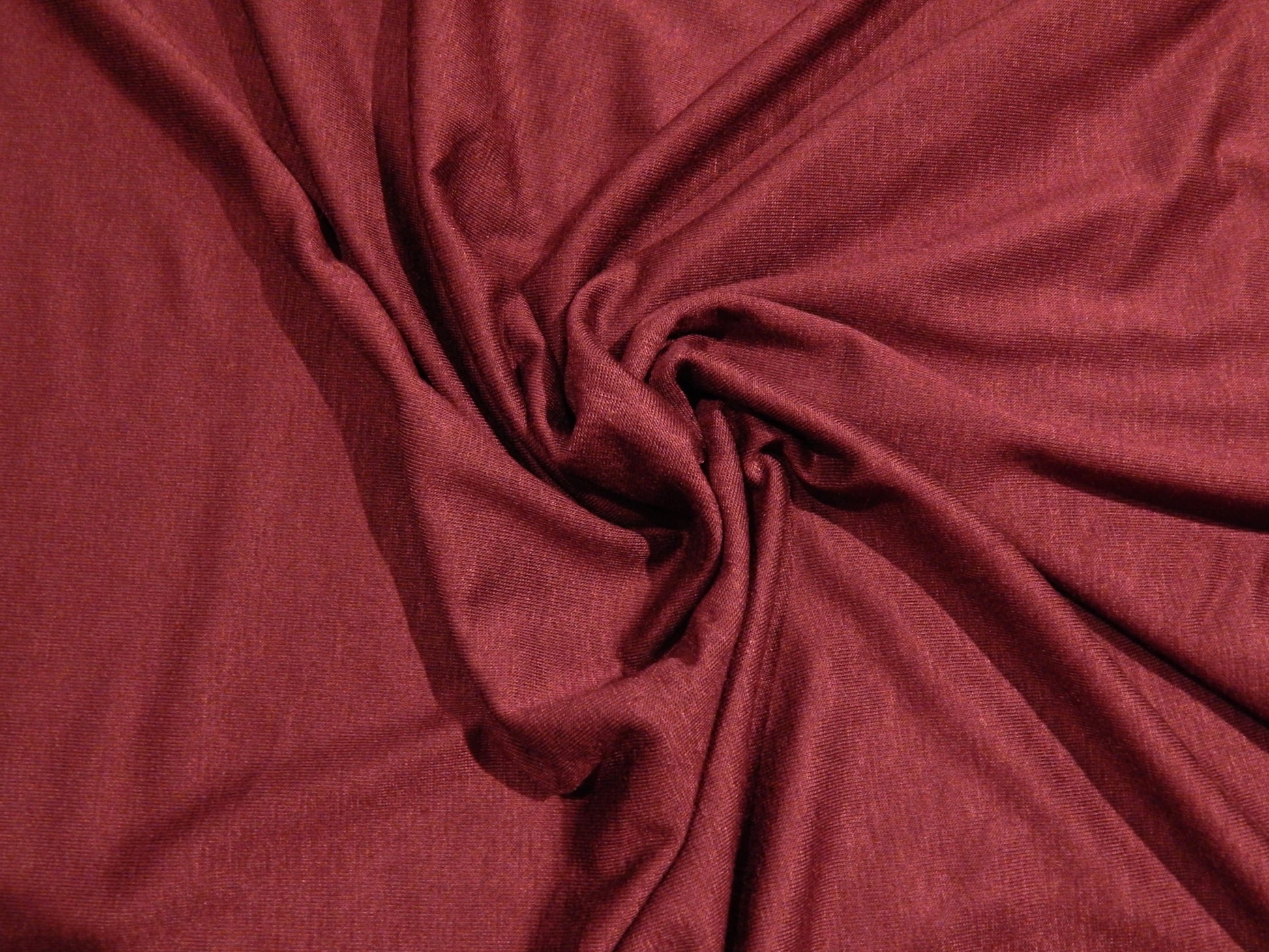maroon wine purple rayon jersey knit fabric deadstock knit fabric