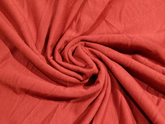 Lightweight Wine Red Rayon French Terry