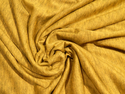 lime green chartreuse rayon jersey blend knit fabric deadstock
