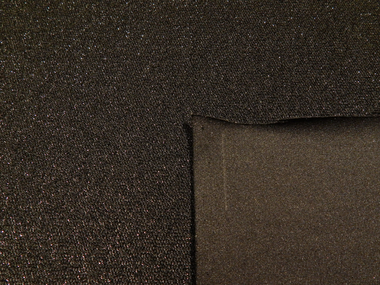 Crinkle Black Glitter Knit