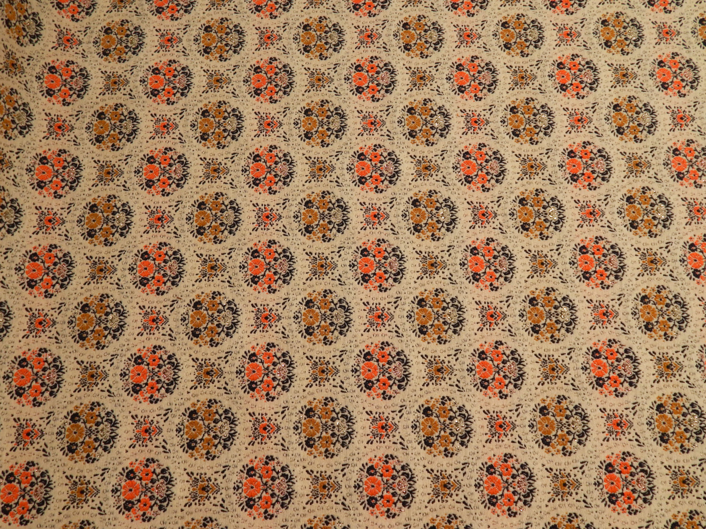 Marigold Metallic Brocade