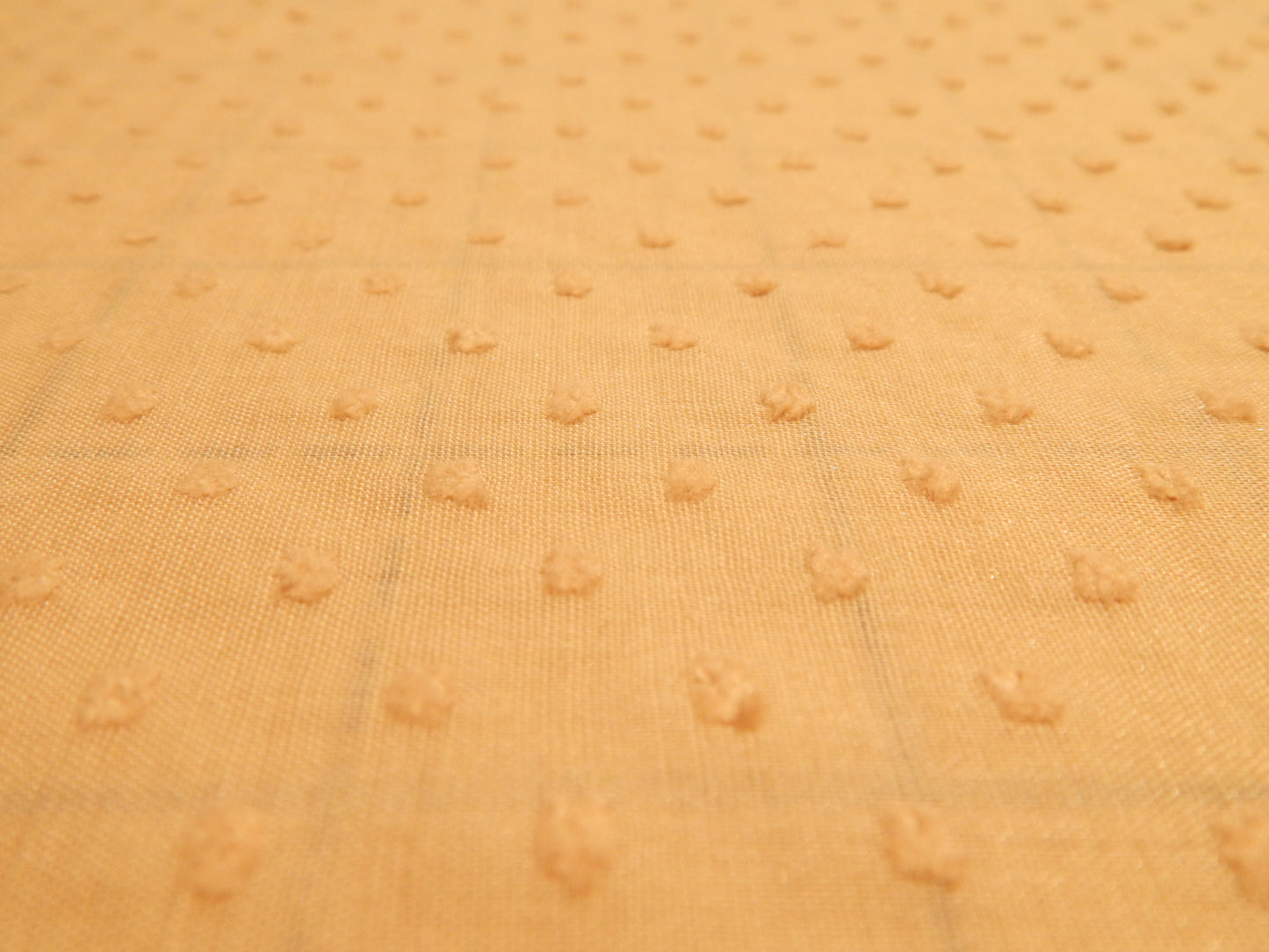 Oyster Beige Cotton Swiss Dot