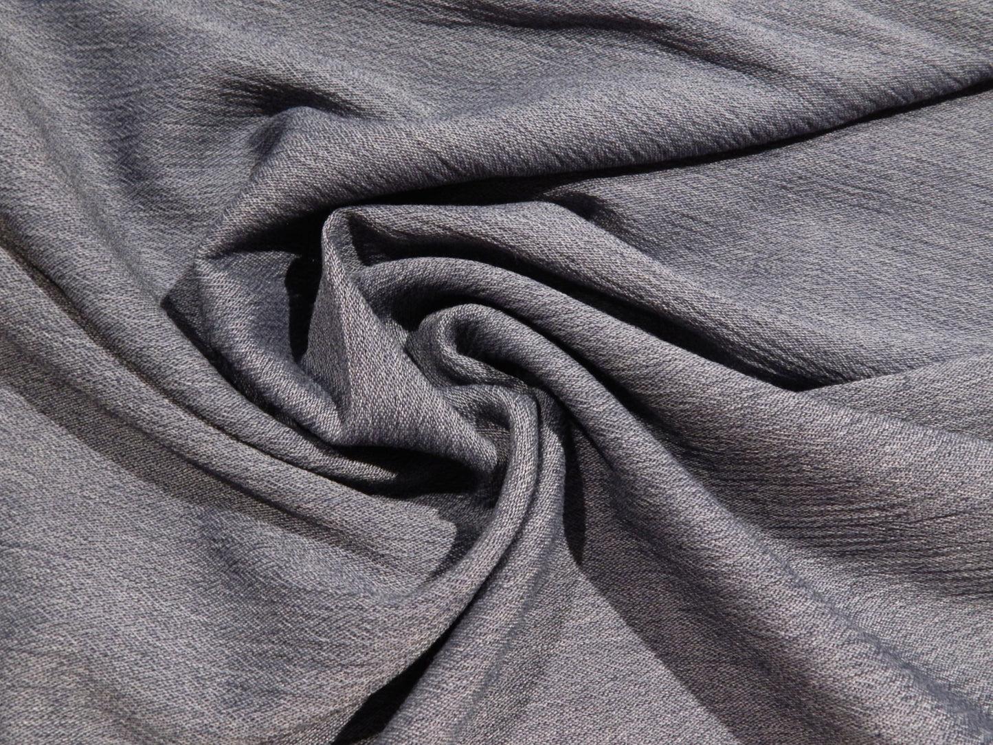 Denim Blue Crinkle Rayon Chambray