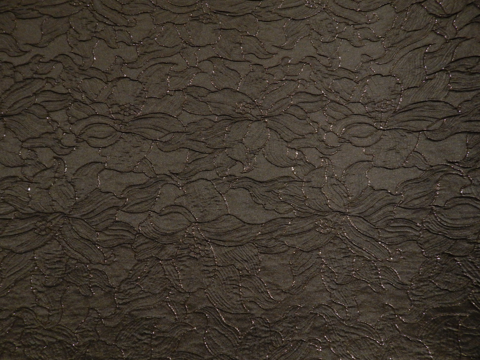 black telio soiree jacquard black metallic brocade jacquard fabric floral and silver
