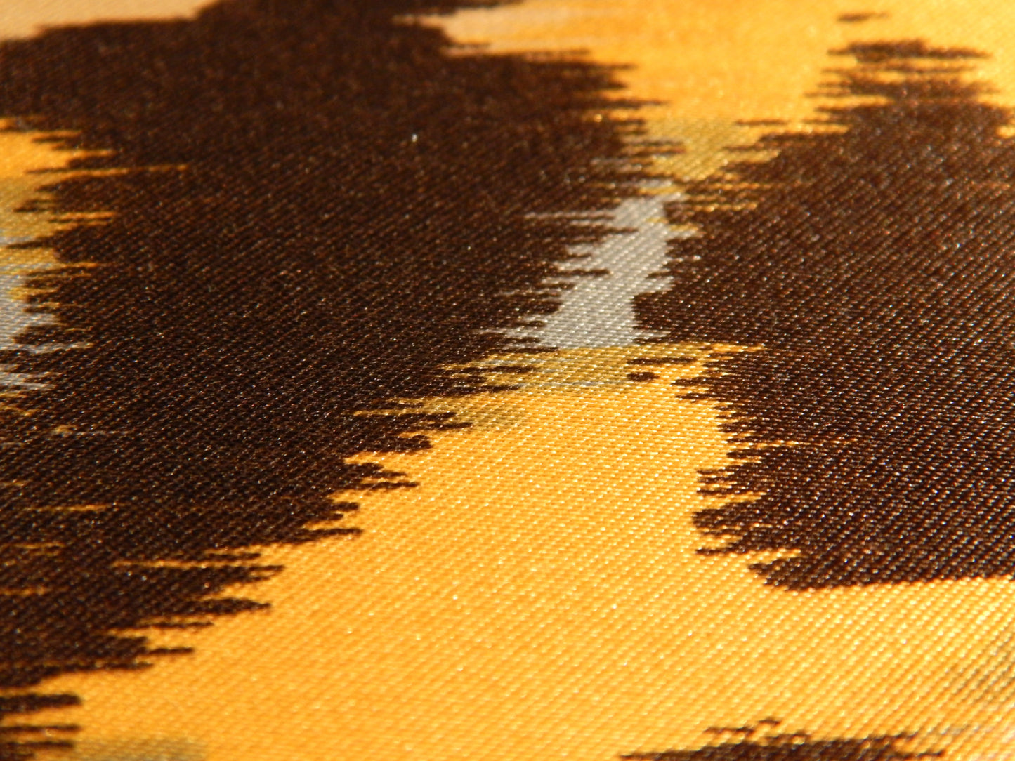 Grey Gold Abstract Giraffe Print Charmeuse
