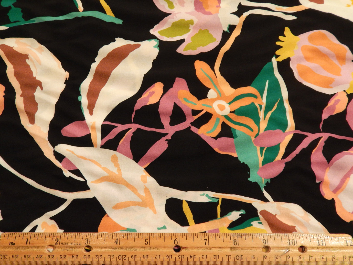 Dali Lemons Rayon Challis  - Telio