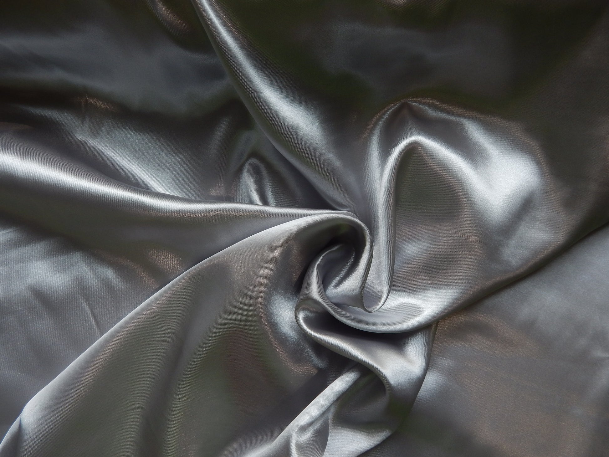 Silver Satin Fabric