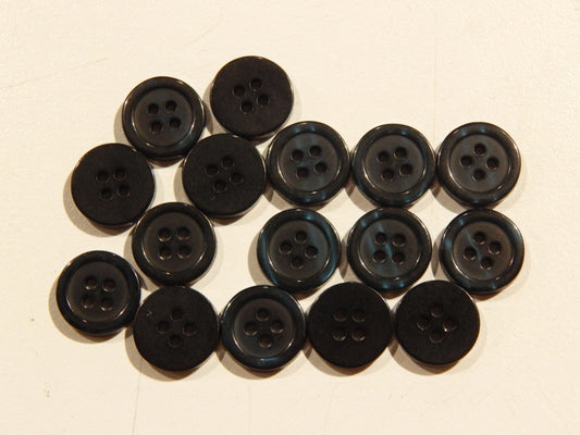 Dark Blue Shirting Buttons