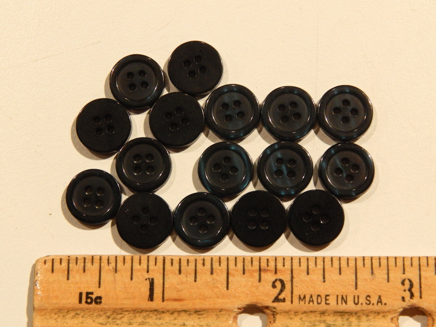 Dark Blue Shirting Buttons