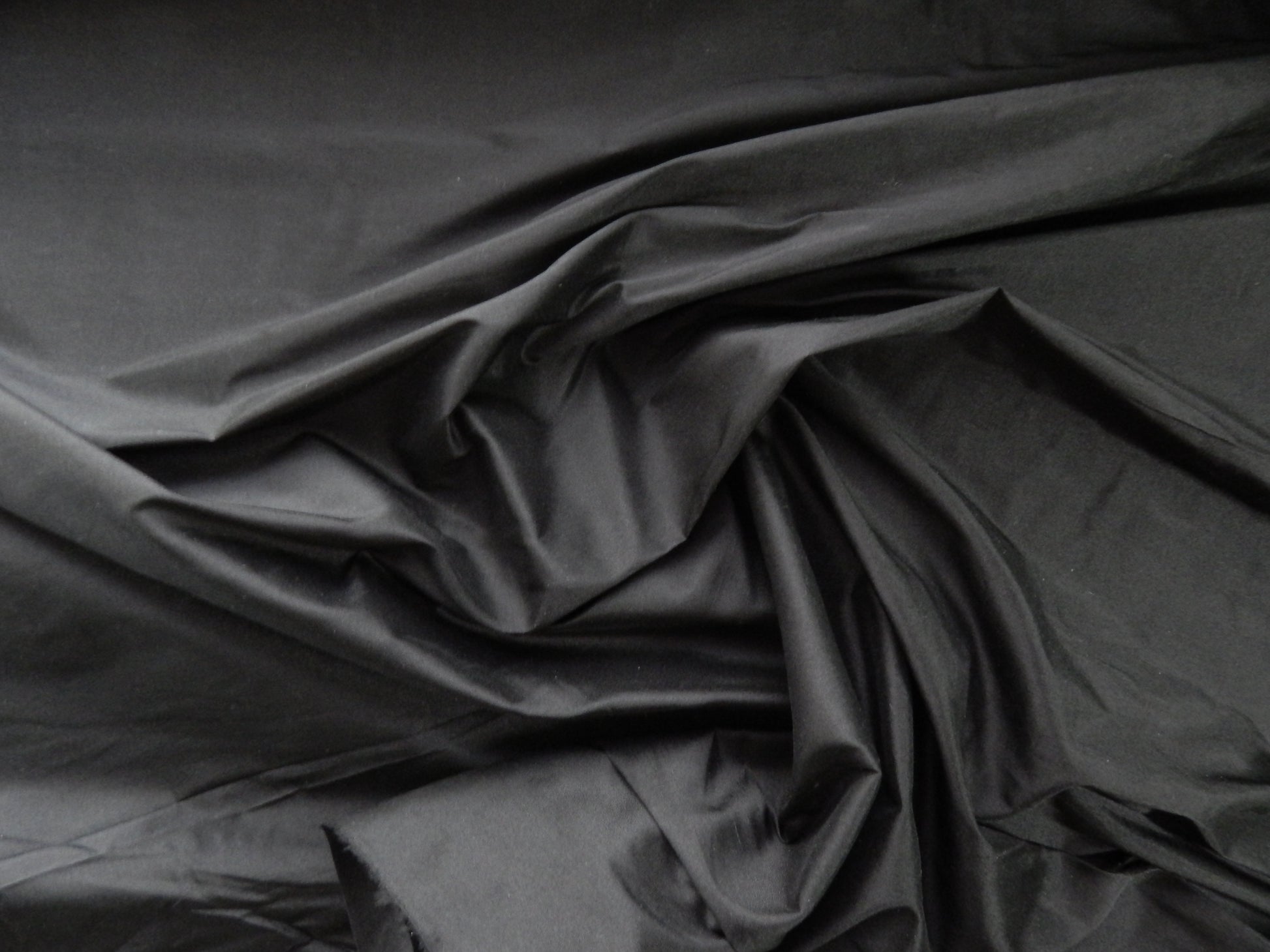 Black Silk Fabric