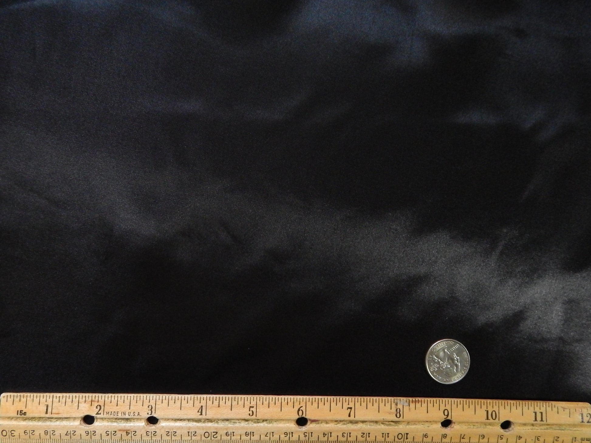 Black Silky Fabric