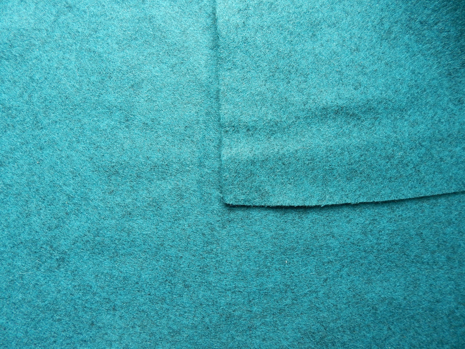 teal wool suiting fabric