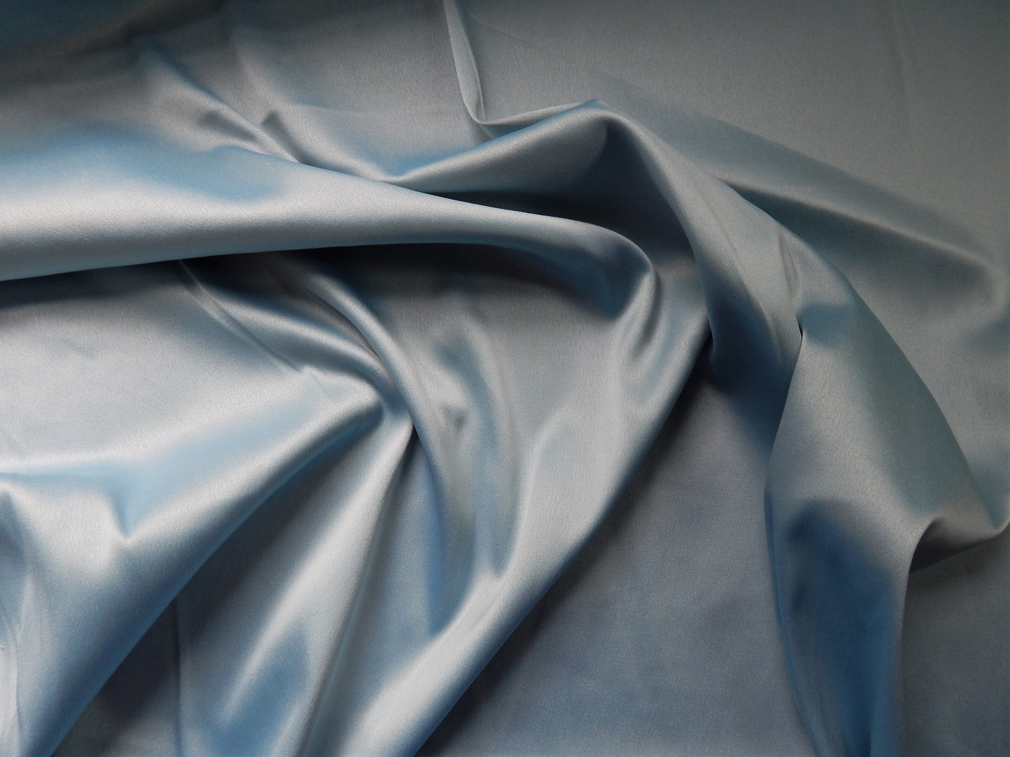 light blue stretch silk fabric