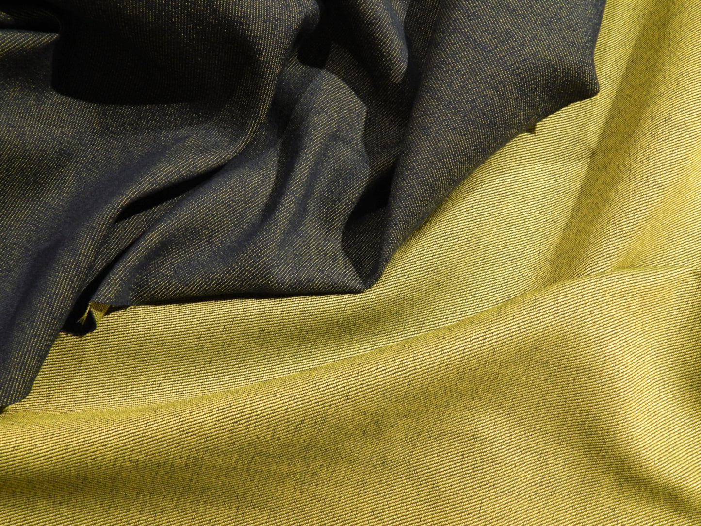 Electric Green Two-Toned Denim - Telio