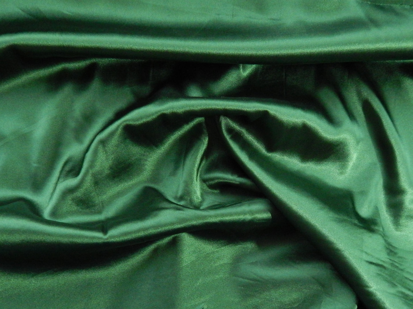 Hunter Green charmeuse fabric