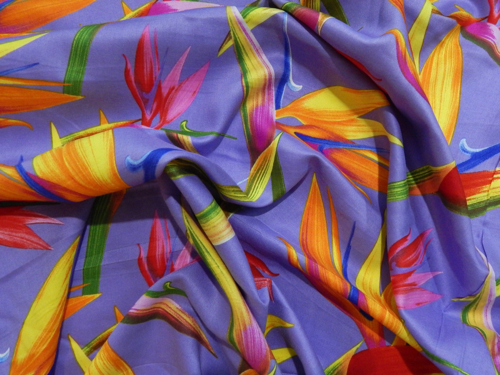 Rayon Hawaiian fabric