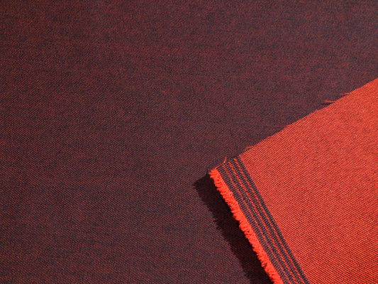 Electric Red Two-Toned Denim - Telio
