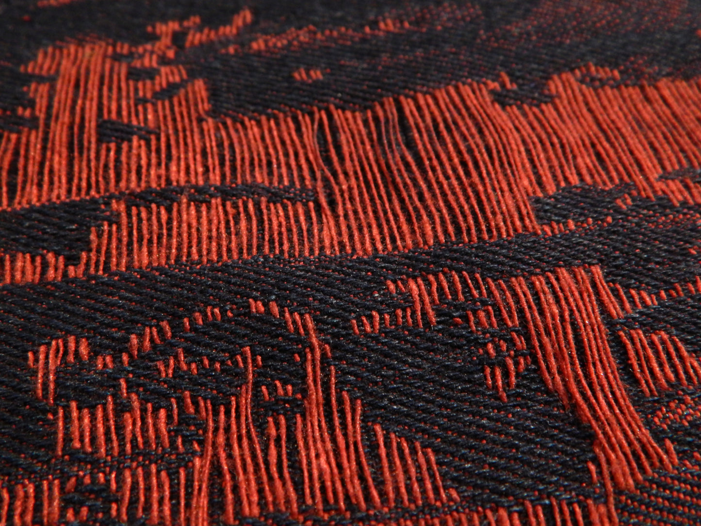 Norma Jean Reversible Jacquard Red Denim - Telio