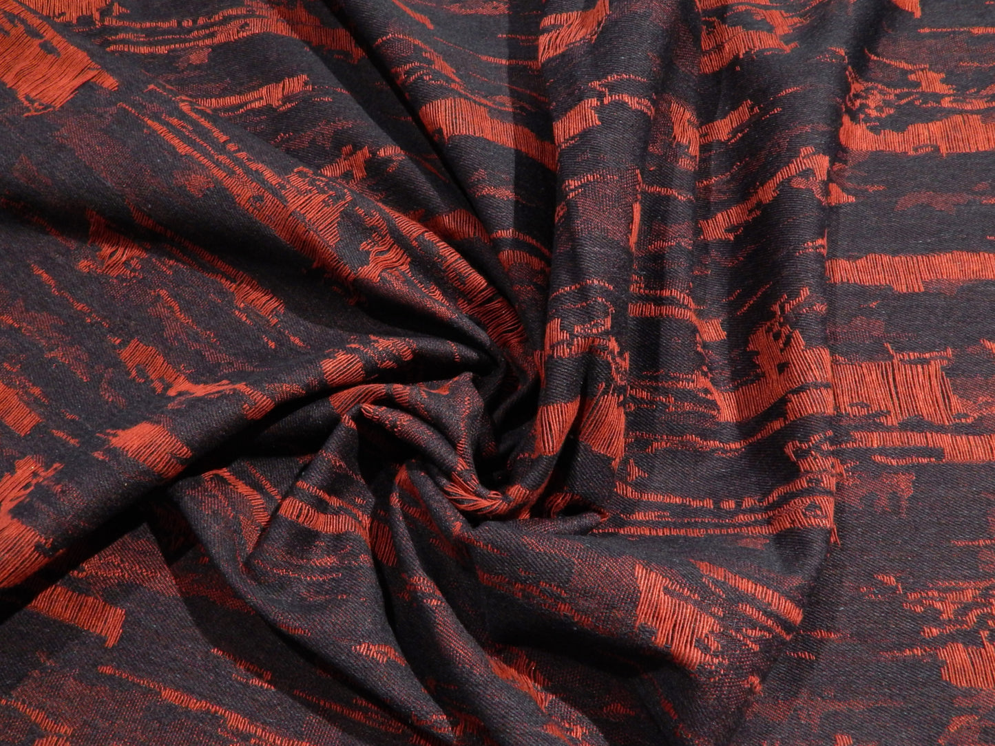 Norma Jean Reversible Jacquard Red Denim - Telio