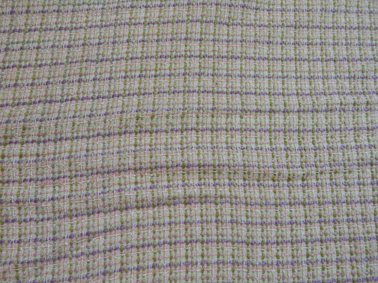 Pink and Purple Boucle Fabric