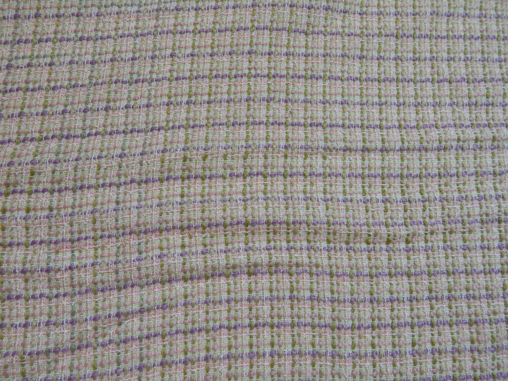 Pink and Purple Boucle Fabric